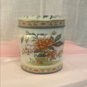 Floral Ceramic Canister